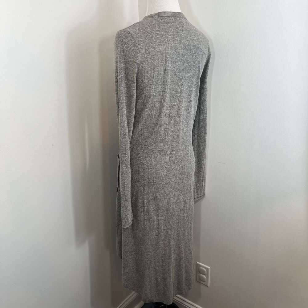 Wishlist cardigan Long Ribbed Sweater Size S High Low Minimalist Lagenlook - Picture 5 of 13